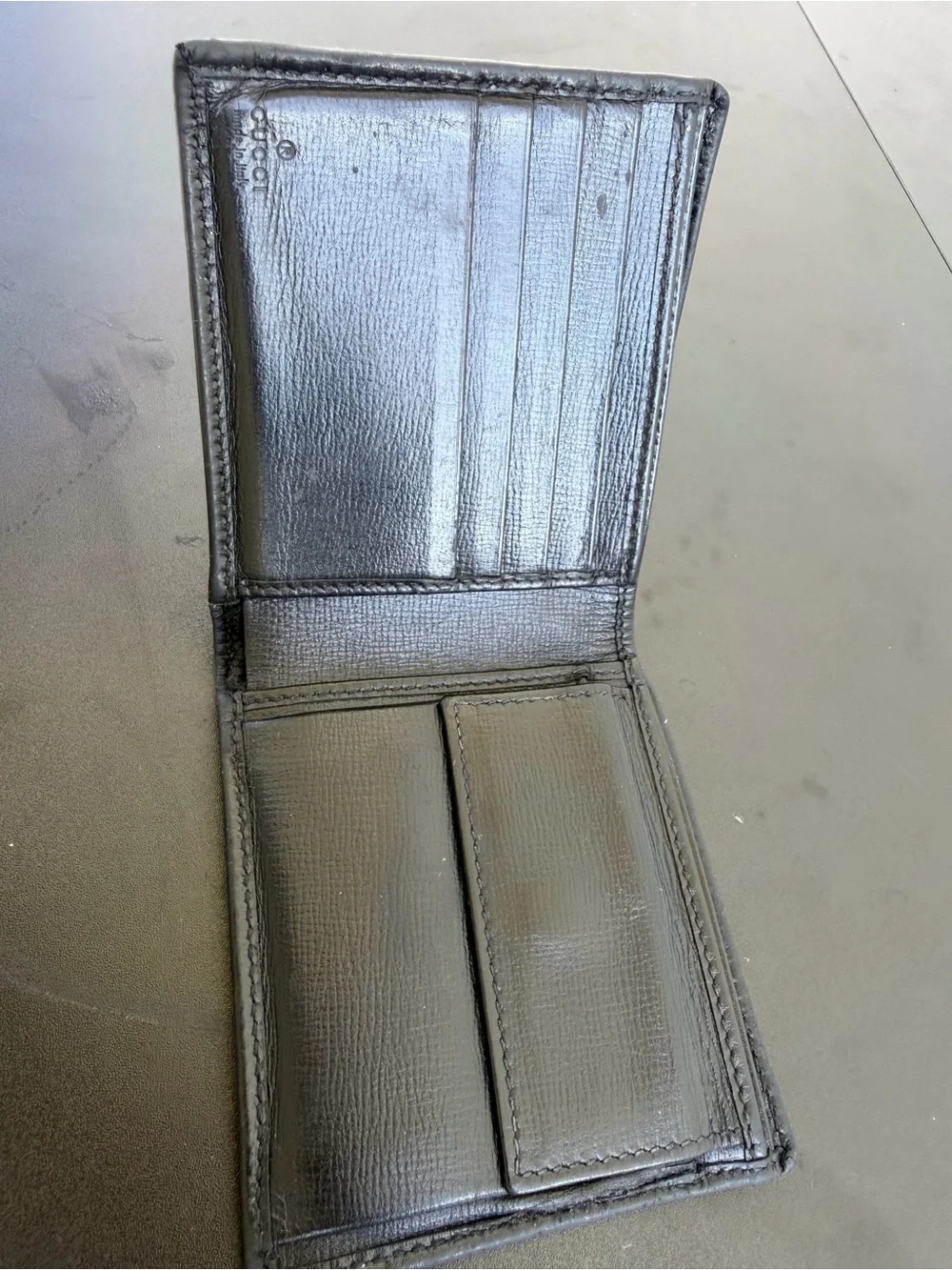 Gucci Black Bi-Fold Wallet